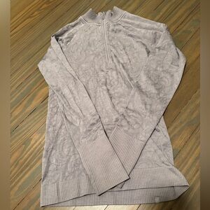 Lululemon Athletica Lavender Textured Patterned Pullover